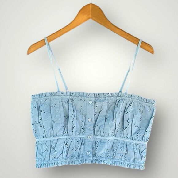 Altar'd State Tops - 🎉5 for $45🎉 altard state lace blue top blouse size L